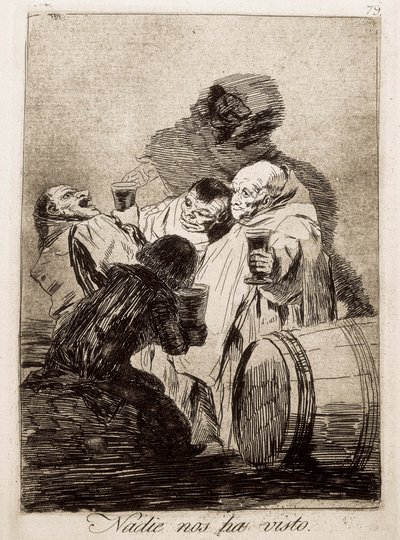 ingen har sett oss av Francisco de Goya