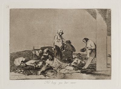 No hay que dar voces (det nytter ikke å gråte) av Francisco Jose de Goya y Lucientes
