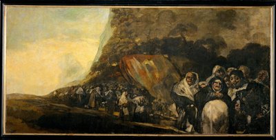 Pilegrimsreise til Sankt Isidorus brønn (maleri på lerret) av Francisco Jose de Goya y Lucientes