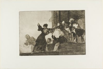 Stakkars Folly, plate elleve fra Los Proverbios av Francisco Jose de Goya y Lucientes