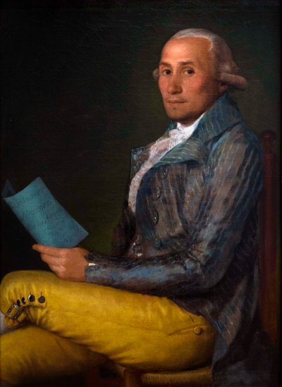 quot;Portrett av Sebastian Martinez y Perez (1747-1800)quot; Maleri av Francisco de Goya y Lucientes (1746-1828) 1792 Olje på lerret Dim. 93 x 68 cm Metropolitan Museum of Art, New York av Francisco Jose de Goya y Lucientes