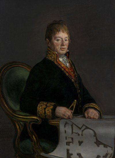 Portrett av Don Juan Antonio Cuervo, 1819 av Francisco de Goya