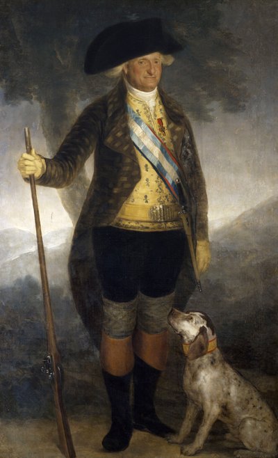 Portrett av kong Charles IV av Spania (1749-1819), slutten av 1700-tallet, av Francisco Goya, olje på lerret, 209x126 cm av Francisco Jose de Goya y Lucientes