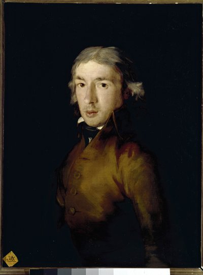 Portrett av Leandro Fernandez de Moratin, spansk poet og dramatiker. (olje på lerret av Francisco de Goya
