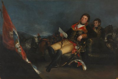 Portrett av Manuel Godoy, med kallenavnet Fredsprinsen. Detalj. (olje på lerret av Francisco de Goya