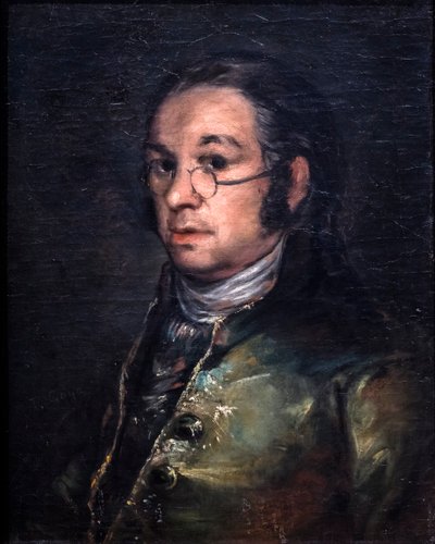 Selvportrett med briller, ca. 1800 (olje på lerret) av Francisco Jose de Goya y Lucientes