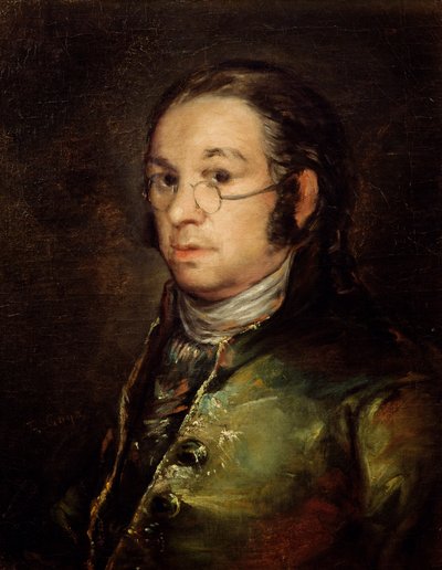 Selvportrett med briller av Francisco de Goya