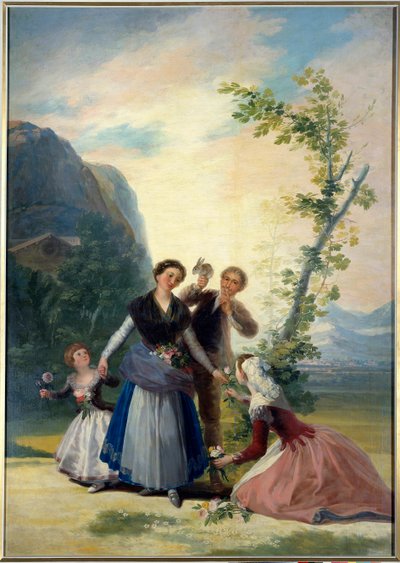 Vårmaleri av Francisco de Goya (1746-1828) 1800-tallet. Dim. 2,77 X 1,92 m. Madrid. Prado-museet av Francisco de Goya