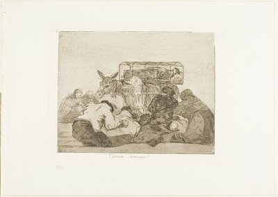 Strange Devotion!, plate 66 fra The Disasters of War av Francisco Jose de Goya y Lucientes