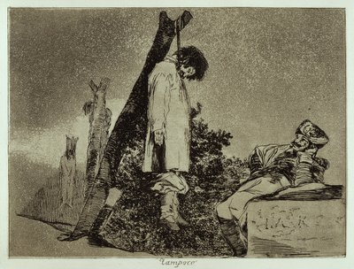 Heller ikke (Krigens redsler 36) av Francisco Jose de Goya y Lucientes