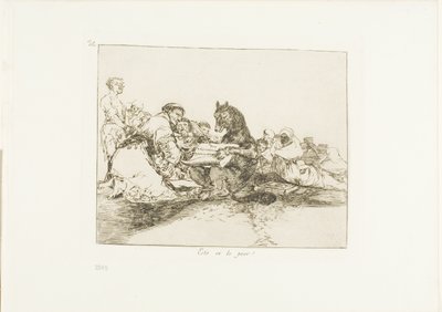 Det er det verste!, plate 74 fra The Disasters of War av Francisco Jose de Goya y Lucientes