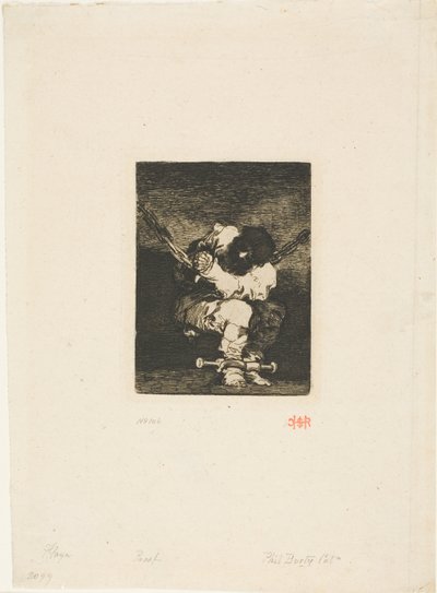 Forvaringen er like barbarisk som forbrytelsen ("Den lille fangen") av Francisco Jose de Goya y Lucientes