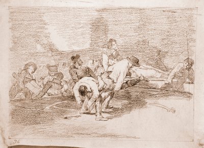 The Disasters of War: De vil fortsatt kunne tjene (forberedende tegning av Francisco de Goya