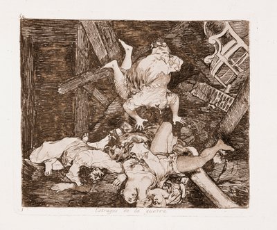 The Disasters of War: War damages (Gravering etter den forberedende tegningen av Francisco de Goya