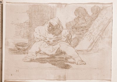 The Disasters of War: Hvilken galskap! (forberedende tegning av Francisco de Goya
