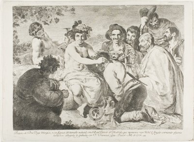 Drunkardene av Francisco Jose de Goya y Lucientes