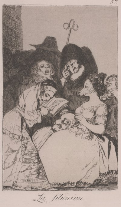 Filiasjonen av Francisco de Goya