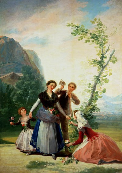 Blomsterhandlerne eller våren av Francisco de Goya