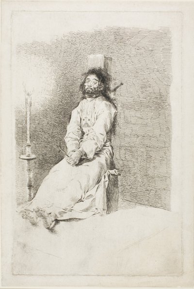 Den gale mannen av Francisco Jose de Goya y Lucientes