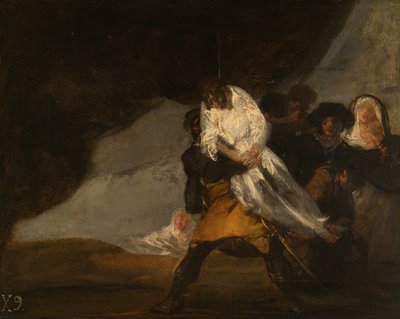Den hengte munken av Francisco Jose de Goya y Lucientes
