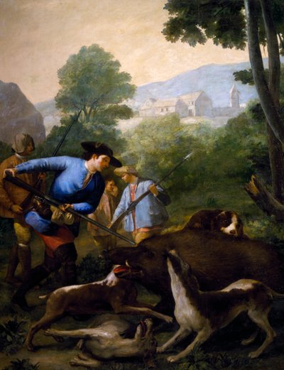 Galtejakten av Francisco Jose de Goya y Lucientes