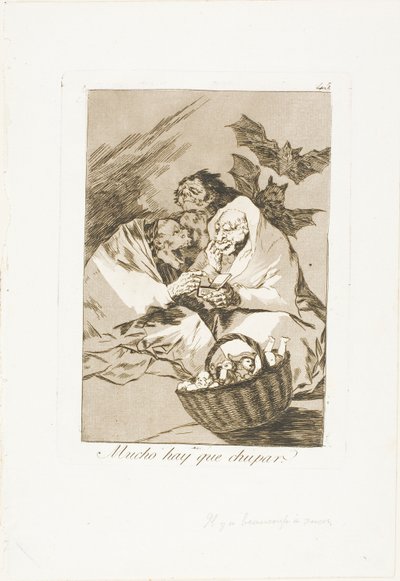 Det er nok å suge, plate 45 fra Los Caprichos av Francisco Jose de Goya y Lucientes