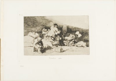 Disse også, plate 25 fra The Disasters of War av Francisco Jose de Goya y Lucientes