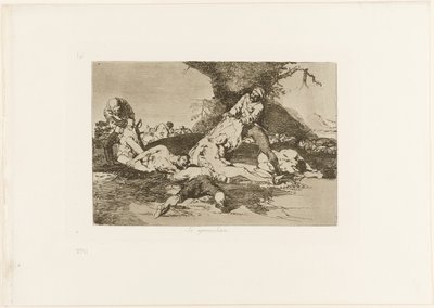 De gjør bruk av dem, plate 16 fra The Disasters of War av Francisco Jose de Goya y Lucientes