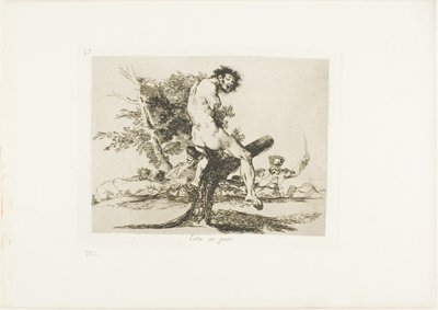 Dette er verre, plate 37 fra The Disasters of War av Francisco Jose de Goya y Lucientes