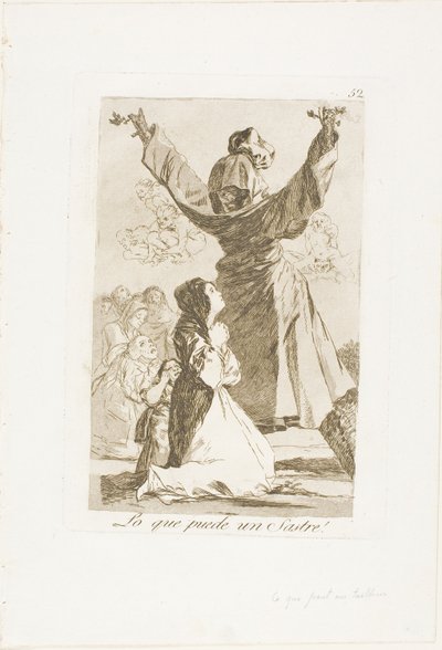 What a Tailor Can Do!, plate 52 fra Los Caprichos av Francisco Jose de Goya y Lucientes
