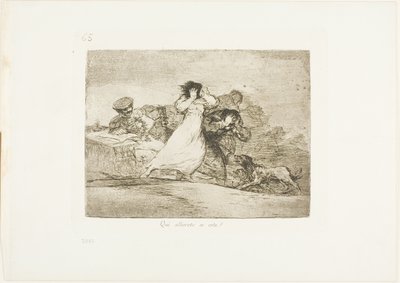 Hva er dette larmet?, plate 65 fra The Disasters of War av Francisco Jose de Goya y Lucientes
