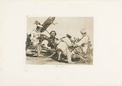 Hvorfor?, plate 32 fra The Disasters of War av Francisco Jose de Goya y Lucientes