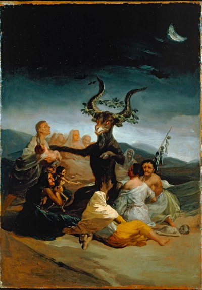 Heksesabbaten (olje på lerret) av Francisco Jose de Goya y Lucientes