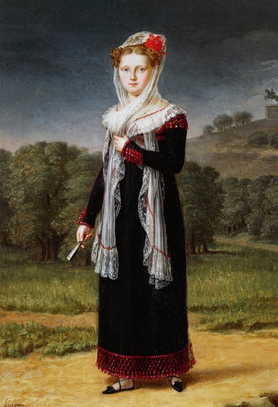 Portrett av Marie Louise, hertuginne av Parma (Wien av Francisco Lacoma
