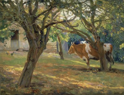 HERRENS HAGE JUAN – 1930 / 36–70,5X90 CM– av Francisco Llorens Diaz