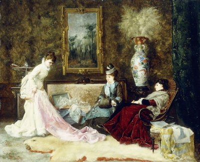 Fine blonder, 1877 av Francisco Masriera y Manovens