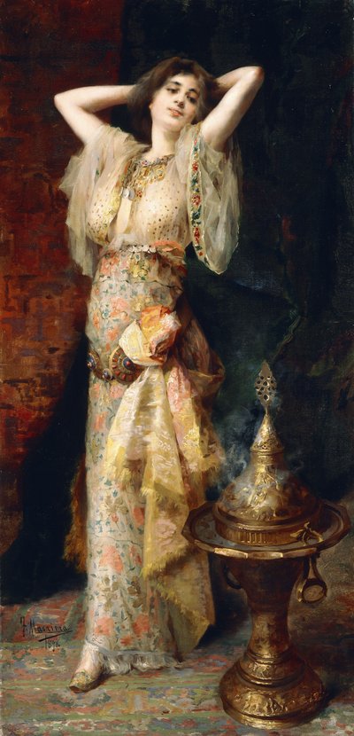 Odalisca, 1898 av Francisco Masriera y Manovens
