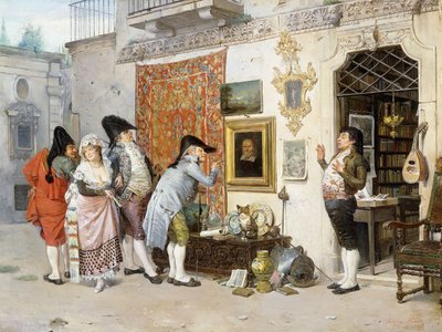 Antikvaren; Antikvaren, 1872 av Francisco Peralta del Campo