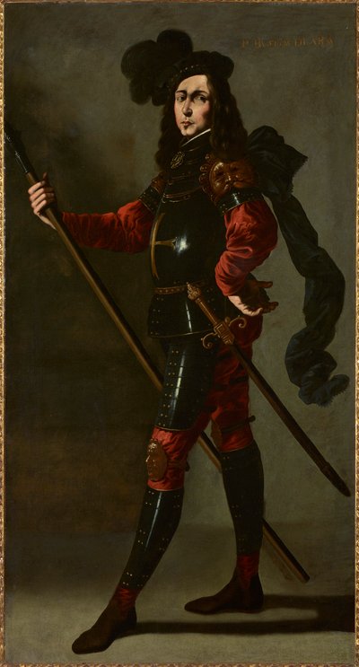 The Infante P. Bustos de Lara, ca 1640-1645. av Francisco de Zurbaran