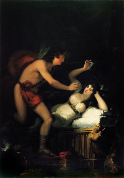 Allegori om kjærlighet Amor og psyke av Francisco de Goya