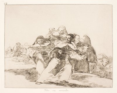 Alt går galt (42) av Francisco de Goya