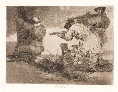 Barbar! (38) av Francisco de Goya