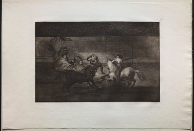 Bullfights: The Death of Pepe Illo 3. komposisjon, 1876. av Francisco de Goya