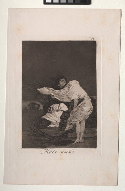 Caprichos: A Bad Night av Francisco de Goya