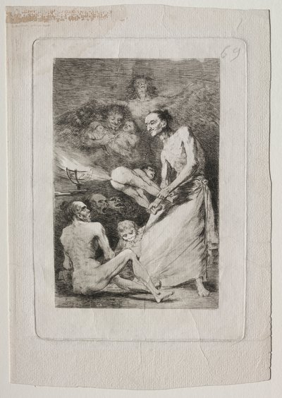 Caprichos: Blås av Francisco de Goya
