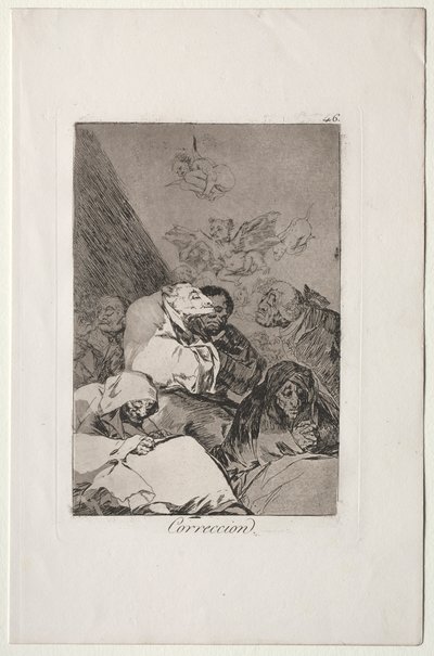 Caprichos: Rettelse av Francisco de Goya