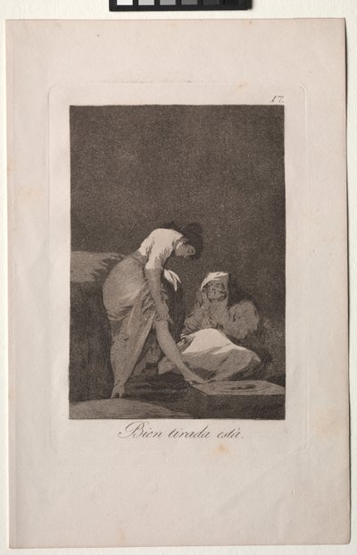 Caprichos: Den er pent strukket av Francisco de Goya