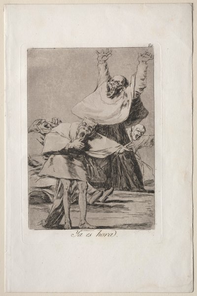 Caprichos: Det er på tide. av Francisco de Goya