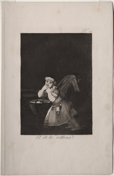 Caprichos: Barnepikes gutt av Francisco de Goya
