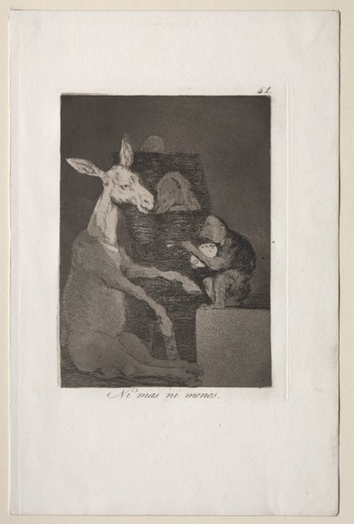 Caprichos: Verken mer eller mindre av Francisco de Goya